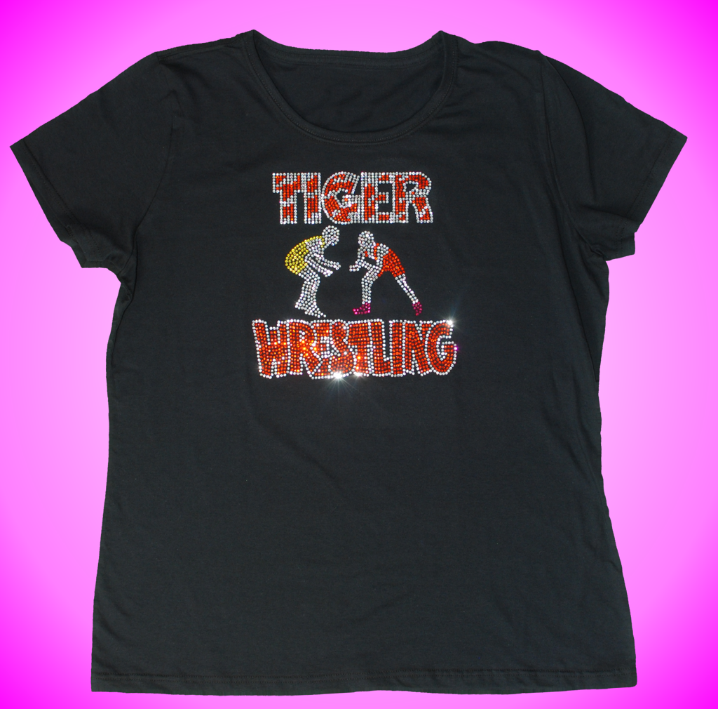 Tiger Wrestling with Colored Singlet and Shoes Sparkle Gear