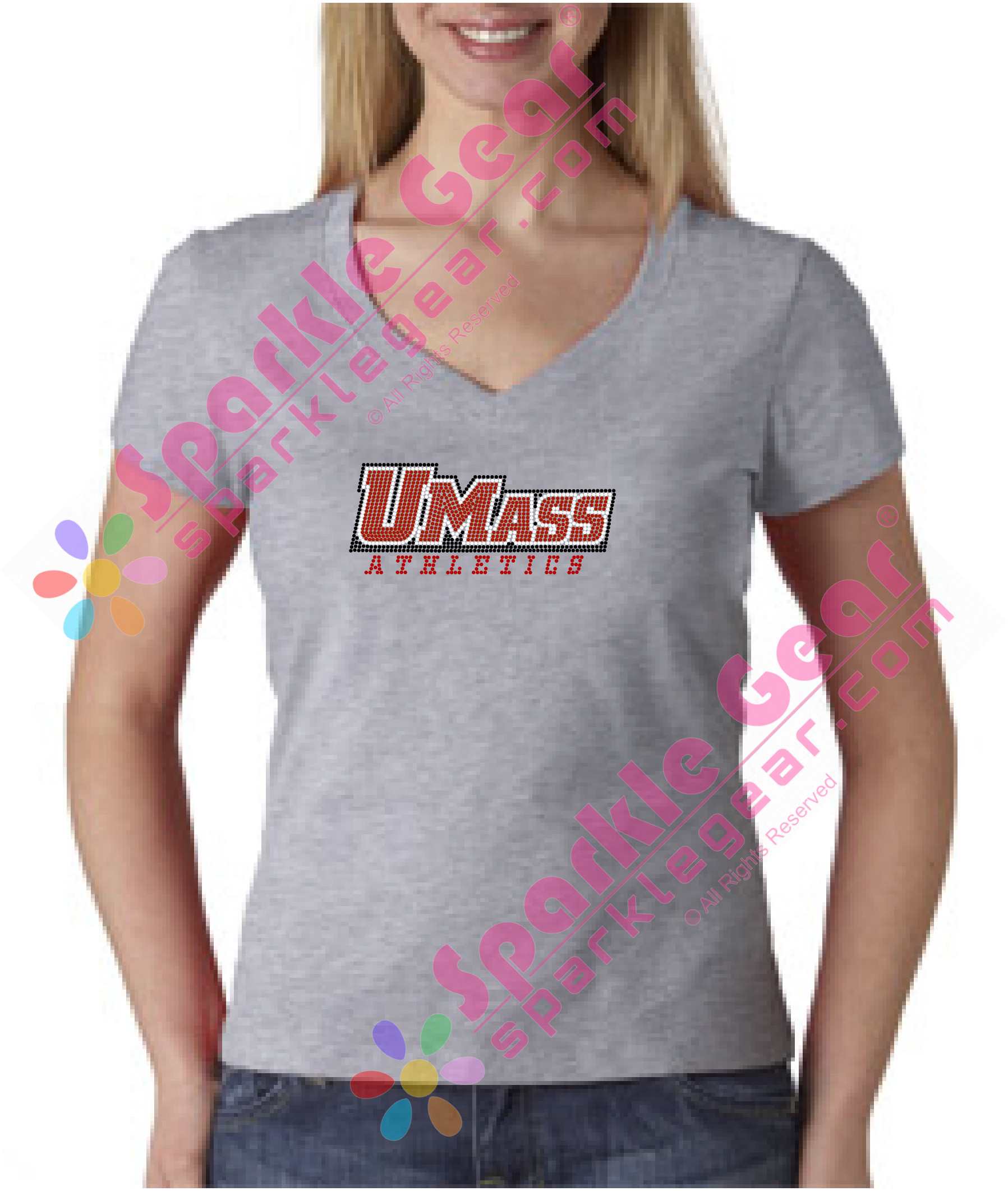 UMass Amherst Athletic Logo - Sparkle Gear