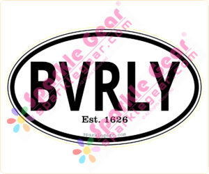 Beverly Town Euro-Oval Decal