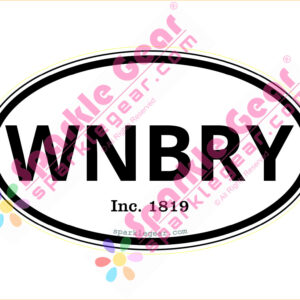 West Newbury Town Euro-Oval Decal