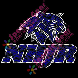 NHJR Wildcats Bling Logo
