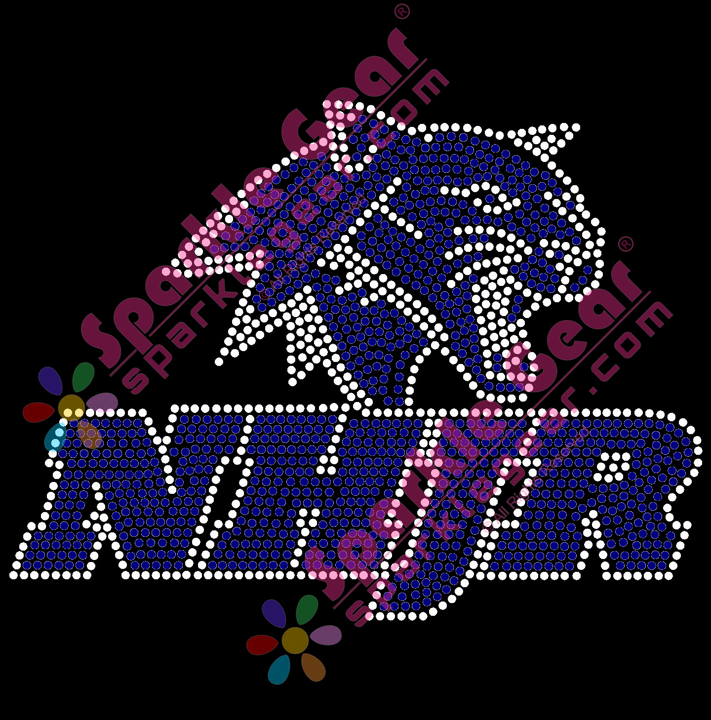 NHJR Wildcats Bling Logo