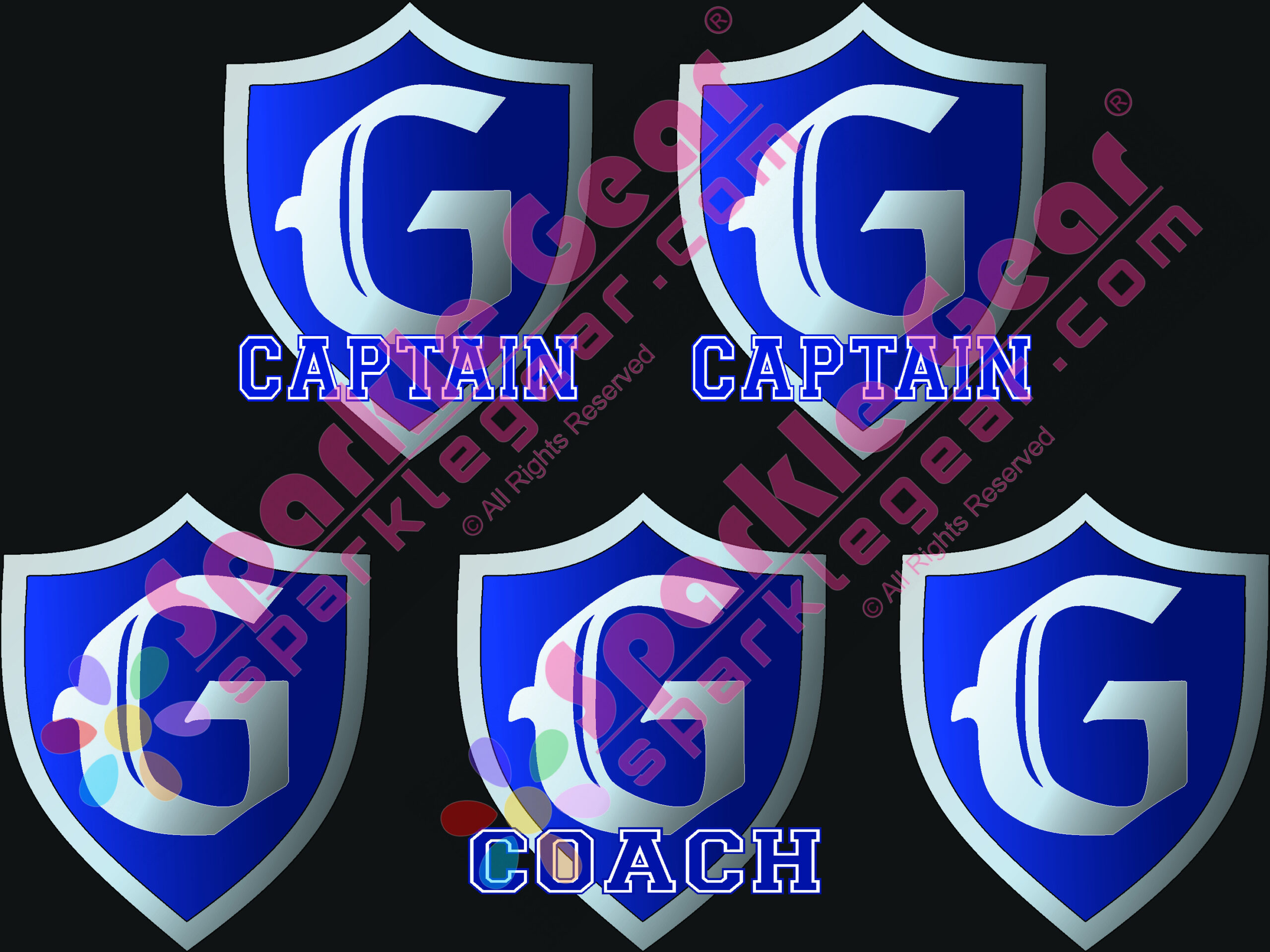 Captains & Coach Team Decal Starter Pack