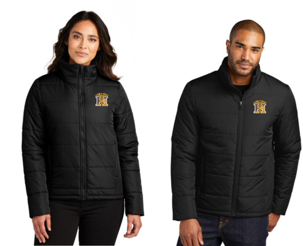 HHS Healthcare Occupations Embroidered PA Puffer Jacket Sparkle Gear