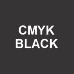 CMYK Black