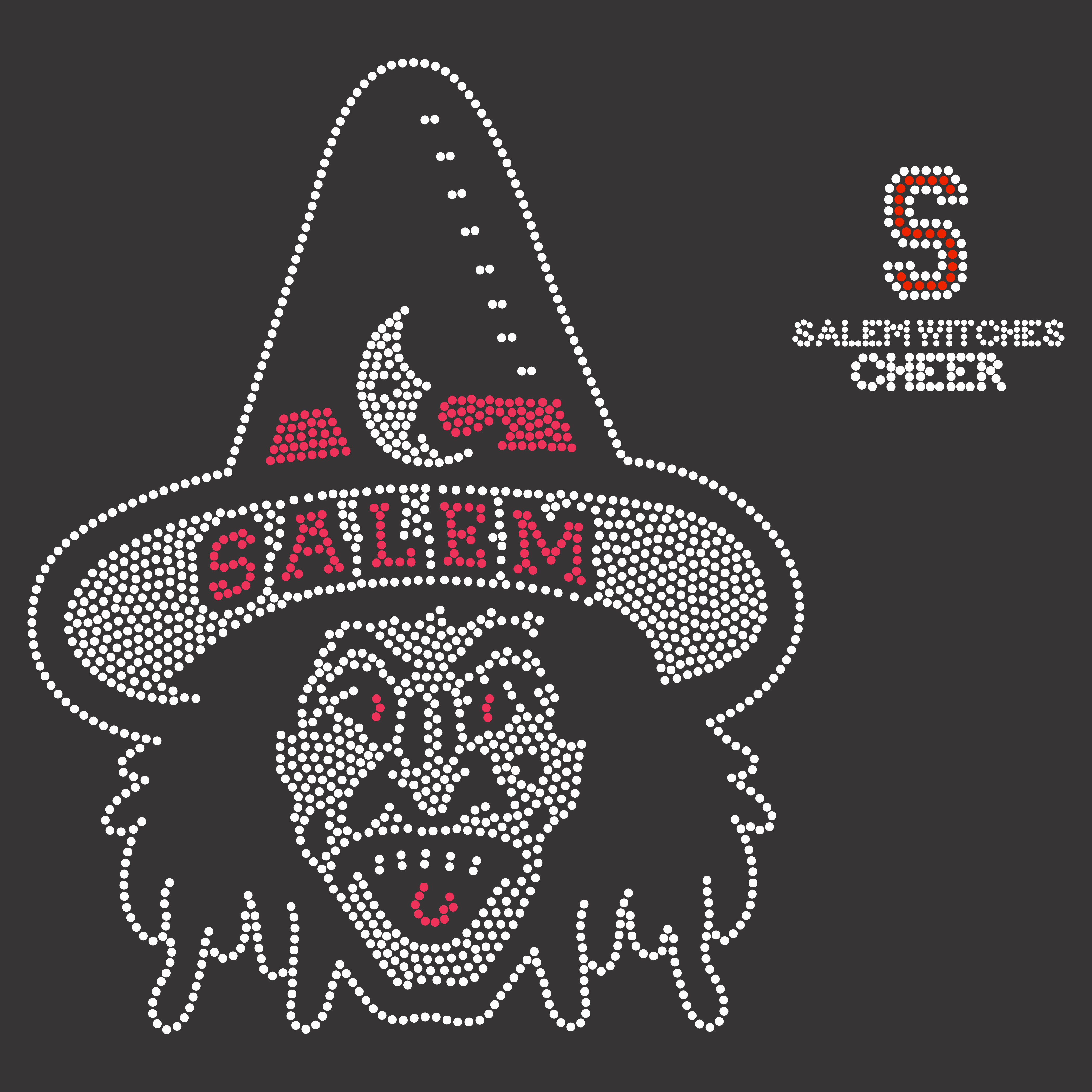 Salem Witches Cheer Full color Witch 12 and 4